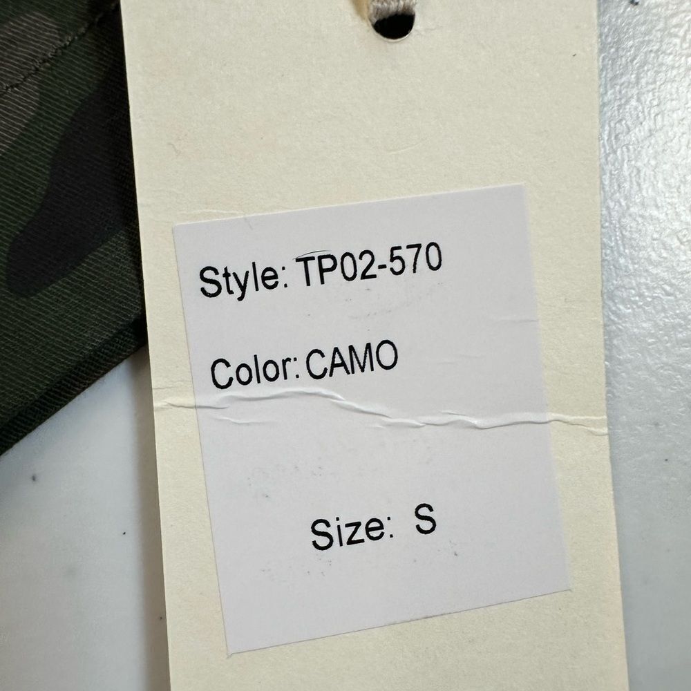 NWT Anthropologie Women’s Pull On Drawstring Camo Pants Pockets - Size Small - Picture 6 of 10